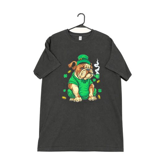 Leprechaun Bulldog T-Shirt