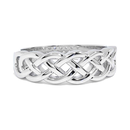 Liffey Artefacts silver Celtic knot ring
