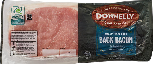 Donnelly Irish bacon, half-pound pack