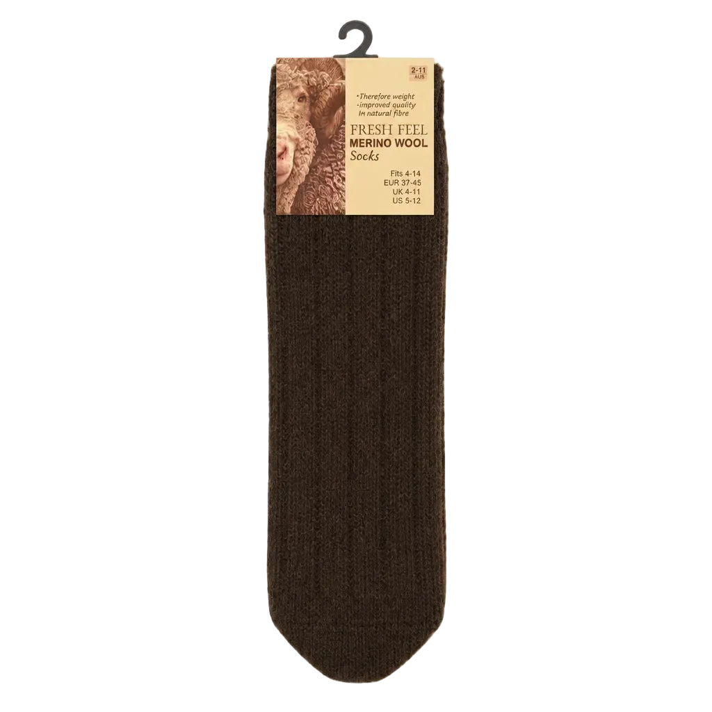 Fresh Feel merino wool socks, alternate view