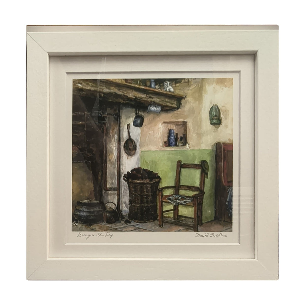 David Minehan framed print – Bring in the Turf