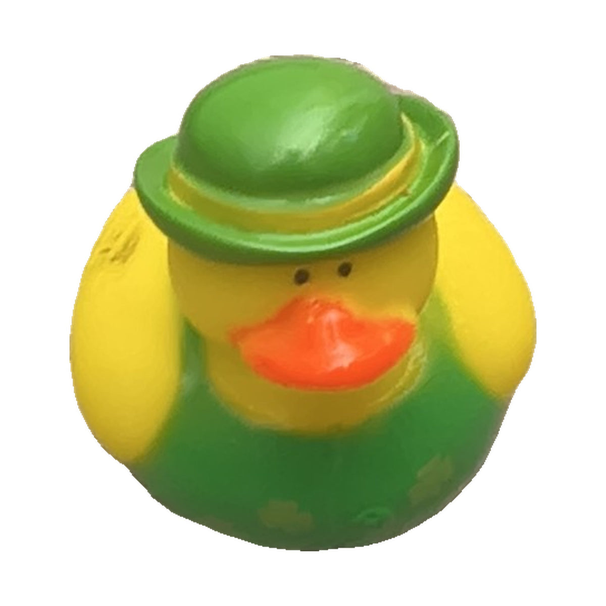 Mini Irish rubber duck with green hat