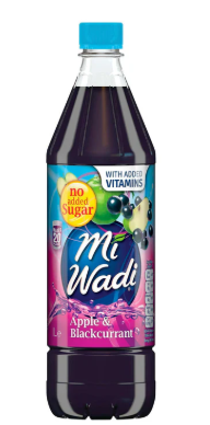 Miwadi Apple & Blackcurrant 1L