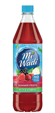 Miwadi Summer Fruits 1L