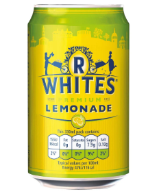R. White's Lemonade 330ml can