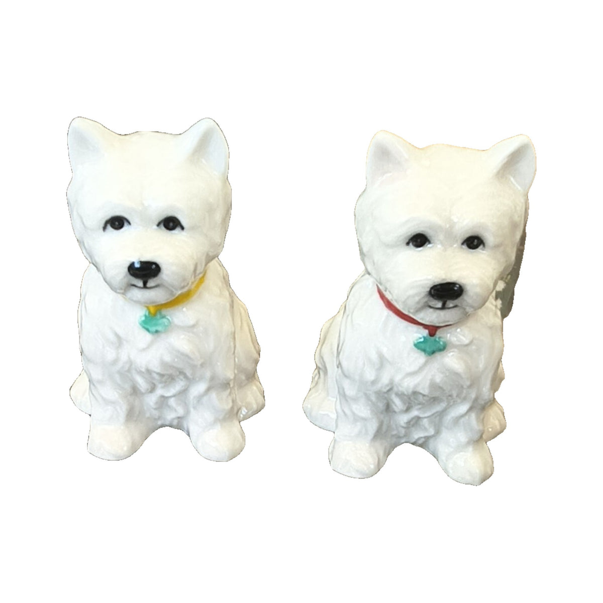 Irish salt & pepper shakers – Westie Dogs (pair)