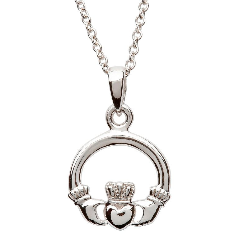 Shanore Silver Claddagh Necklace