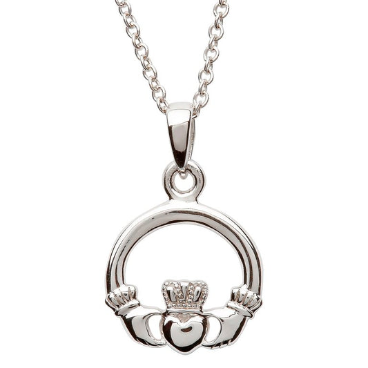 Shanore Silver Claddagh Necklace