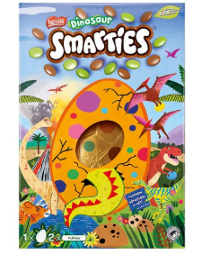 Smarties dinosaur Easter egg
