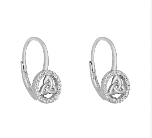 Solvar Small Round Trinity Earrings