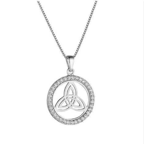 Solvar Small Round Trinity Pendant