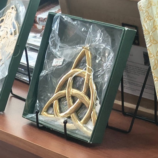 SOLVAR Framed Trinity Knot Sculpture (Shadow Box)