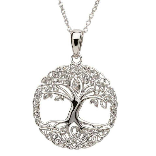 Shanore Tree Of Life Silver Necklace